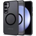 Carcasa Tech-Protect Magmat para Samsung Galaxy A55 - Compatible con MagSafe - Translúcido Negro