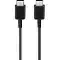 Cable Samsung USB-C / USB-C GP-TOU021RFCBW - 1.8m, 3A, 25W - A granel - Negro