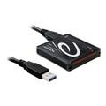 Delock SuperSpeed USB 5 Gbps Lector de Tarjetas Todo en 1 - Negro